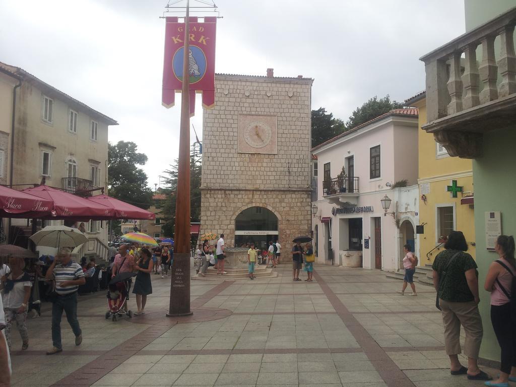 Apartment Ribica Krk Island Exterior foto
